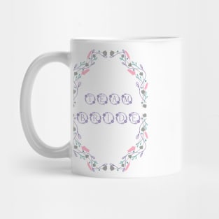 Wildflower wedding Team Bride Mug